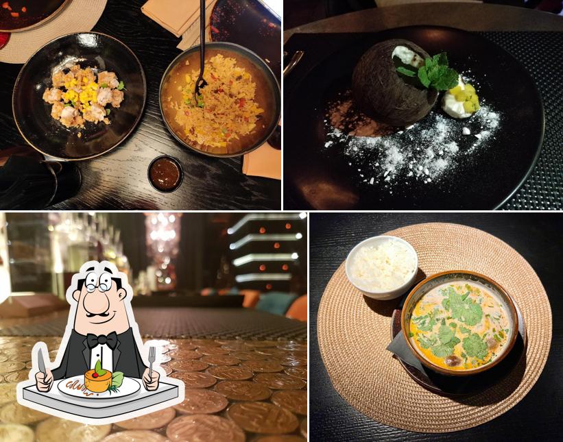 Еда в "Black Thai"