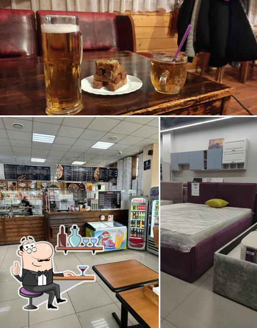 Посмотрите на это фото, где видны внутреннее оформление и еда в Место № 1 - Там, где вкусно