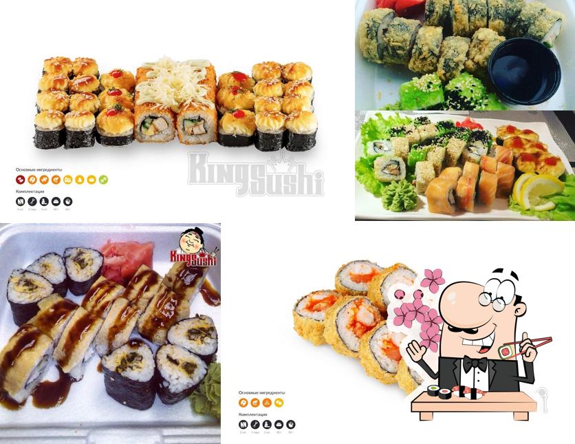 В "Суши-Баре Kingsushi" вы можете попробовать суши