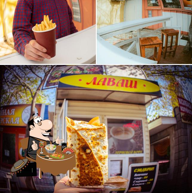 Лаваш шаурма и бургеры