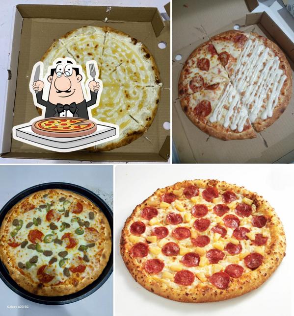 Pizza and Burger