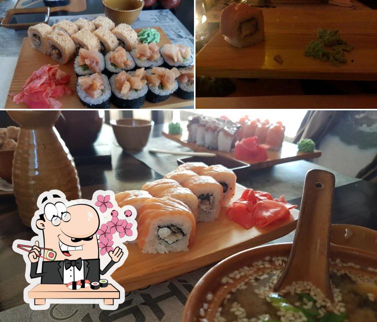 Попробуйте различные сеты суши