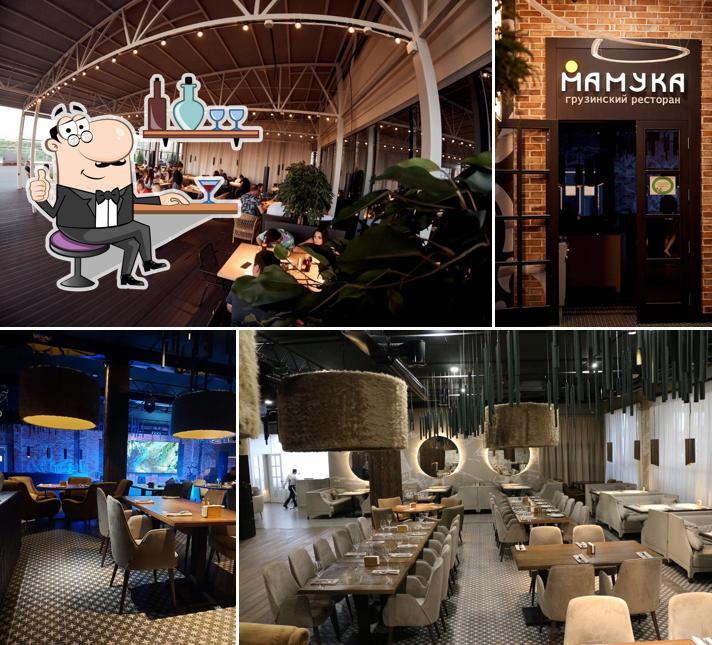 Посмотрите на внутренний интерьер "Грузинский ресторан Мамука"