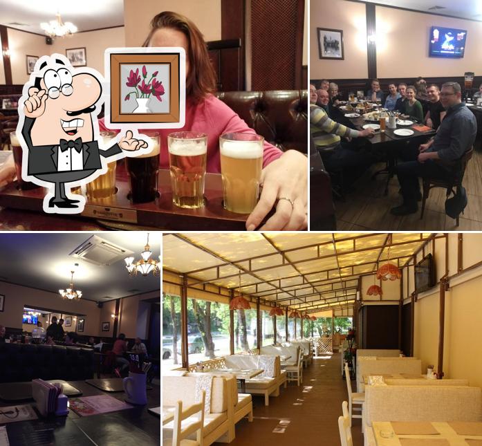 Посмотрите на внутренний интерьер "Гамбринуса в Перово"