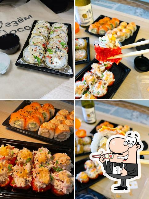 В "Везём лосось" попробуйте суши и роллы