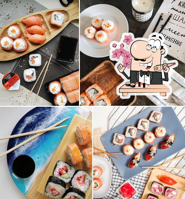 В "Суши-Маркет" вы можете заказать суши