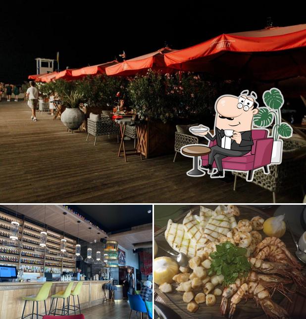 Внутреннее оформление и еда в Утомлённые Солнцем