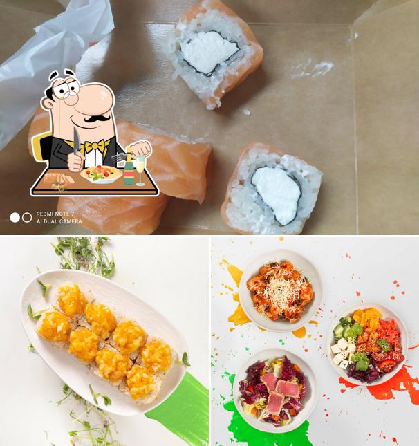 Еда в "Автосуши Автопицца"