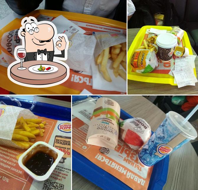 Еда в "Бургере Кинг"