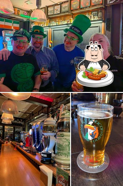 Шоколадный мусс в "Lucky Toucan Irish Pub"