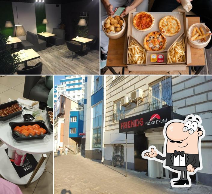 Интерьер "Friends Фудж суши"