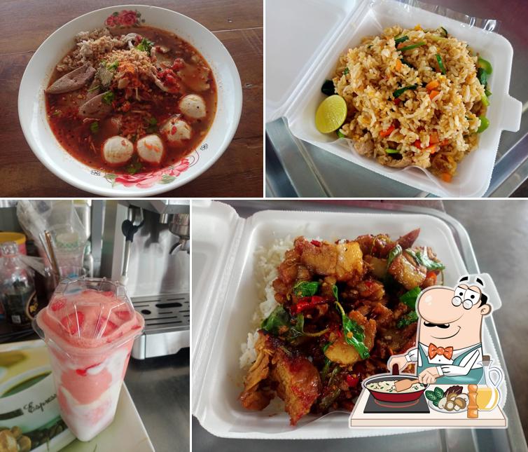 (ครัวปภินดาร้าน)อาหารตามสั่ง ข้าว ก๋วยเตี๋ยว ชากาแฟ