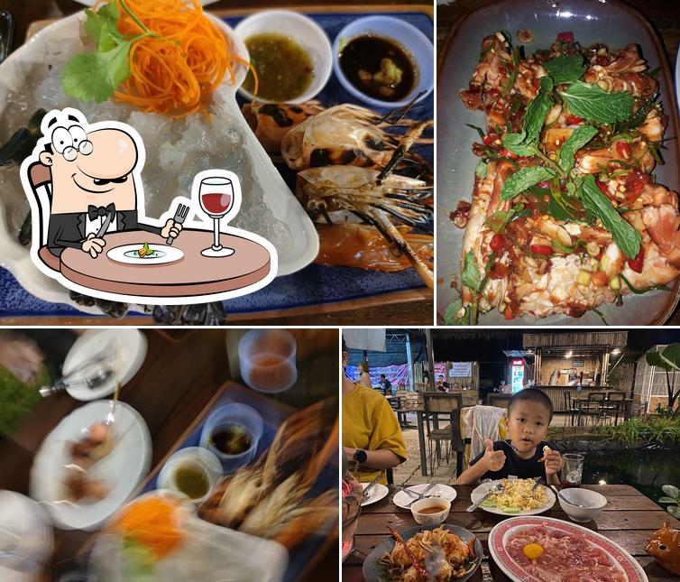 กุ้งเผาcafe(สวนอาหาร&บ่อตกกุ้ง)ลำปาง