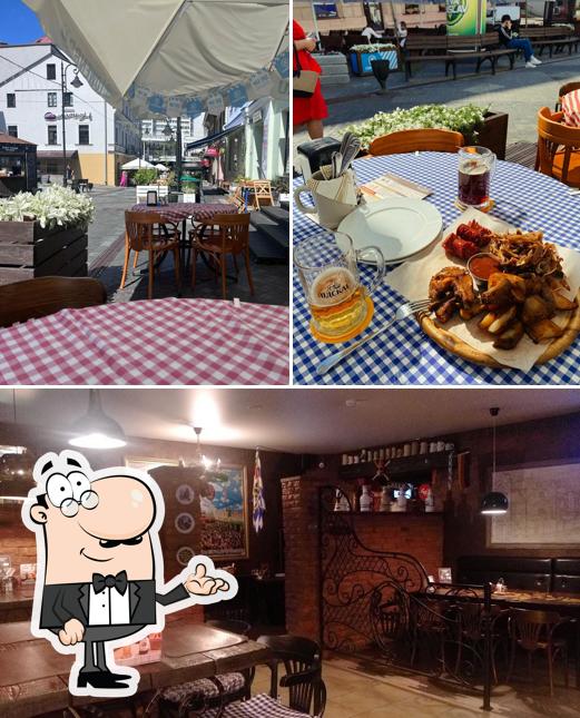 Посмотрите на внутренний интерьер "Гаштет"