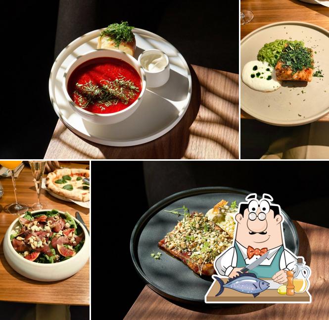 Лосось гриль в "Мёд"