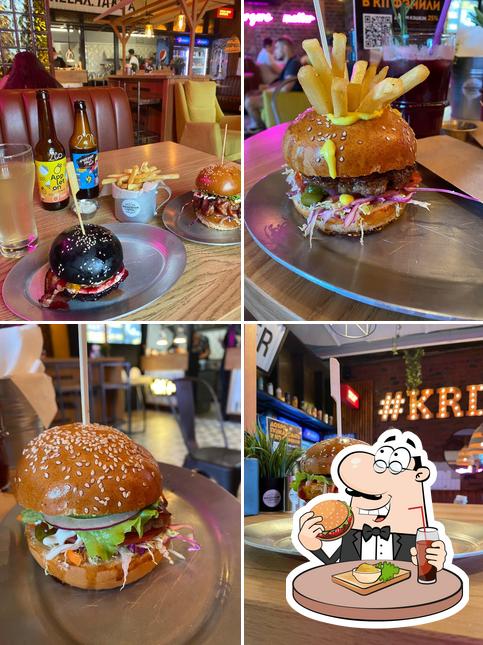 Отведайте гамбургеры в "Краснодарский парень"