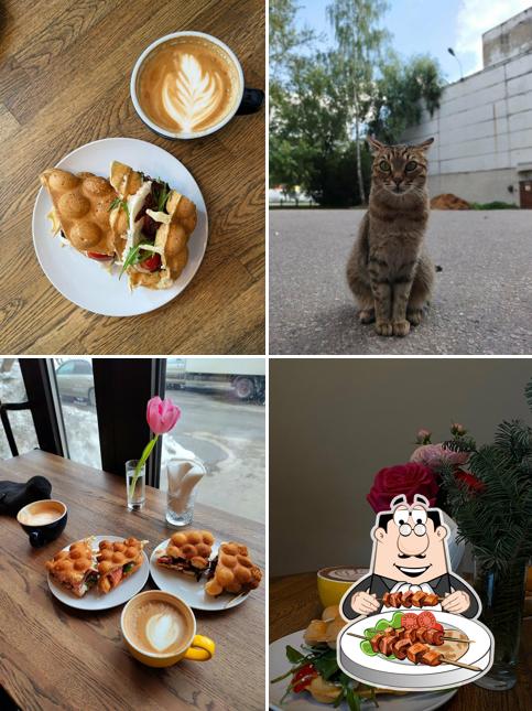 Еда в "Тюбик кофе"