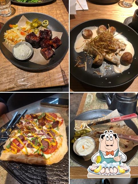 Устрицы в "The Бык"