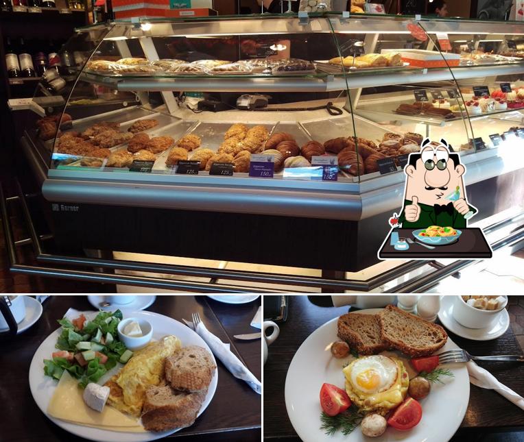 Блюда в "Круассане-кафе"