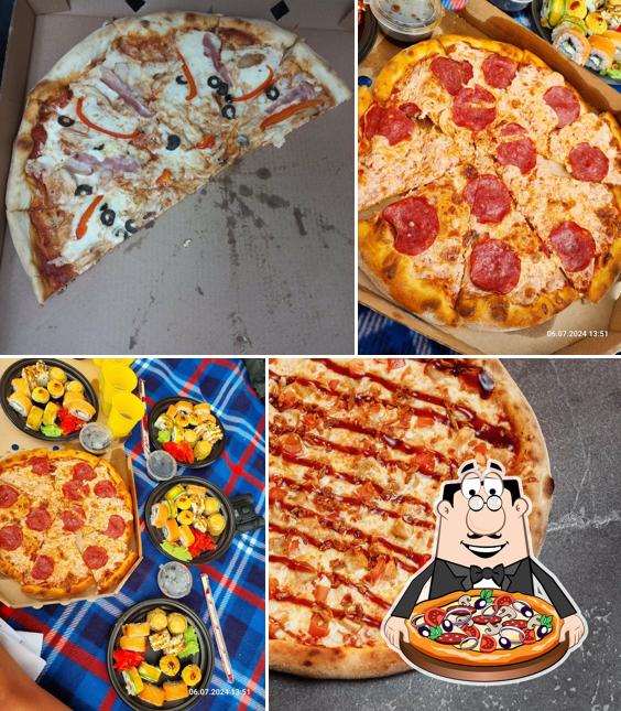 Закажите разные варианты пиццы