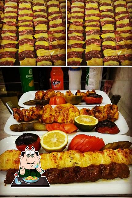 چلو کبابی گوشه ای