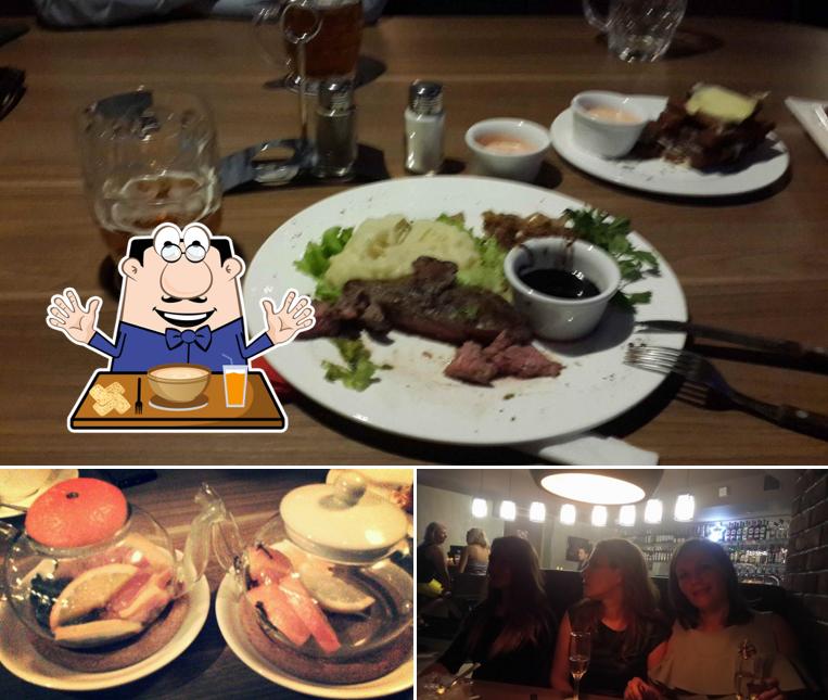 Это фотография, где изображены еда и барная стойка в Бочка