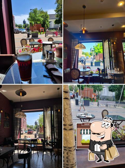 Наслаждайтесь свежим воздухом и видом, открывающемся из "Кафе Буфет"