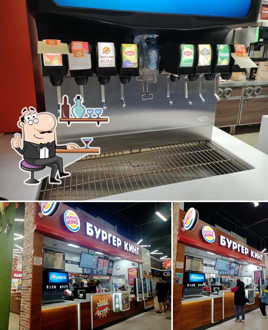 Интерьер "Бургер Кинг"