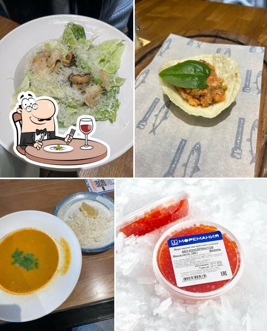 Блюда в "Мореманиях"