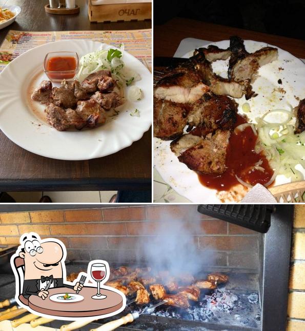 Свиные отбивные в "Шашлычной Очаг"