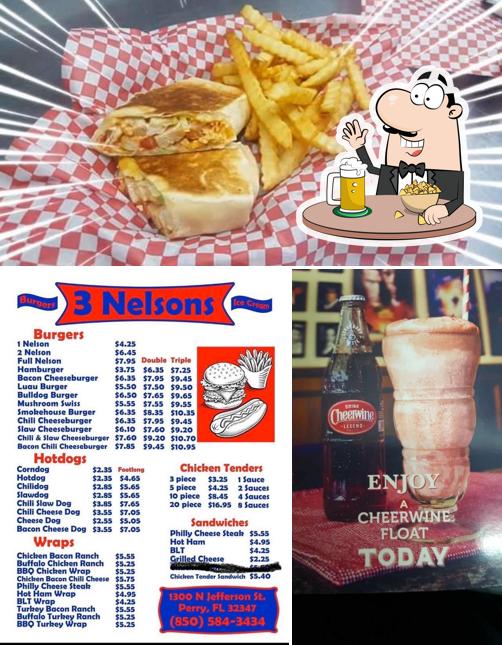 3 Nelson Burgers Of Perry Fl