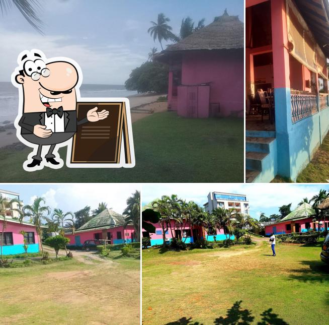 HOTEL DES ANGES, KRIBI.CMR La nuitée coûte 30 000 et 40 000 XAF avec petit déjeuner pour 2.Réception au 697500500