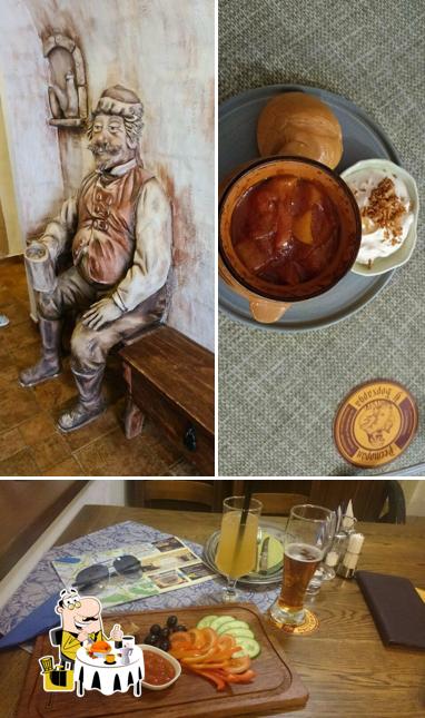 Блюда в "Пивном Ресторане У Борхарда"
