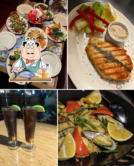 Лосось гриль в "Чемпионе"