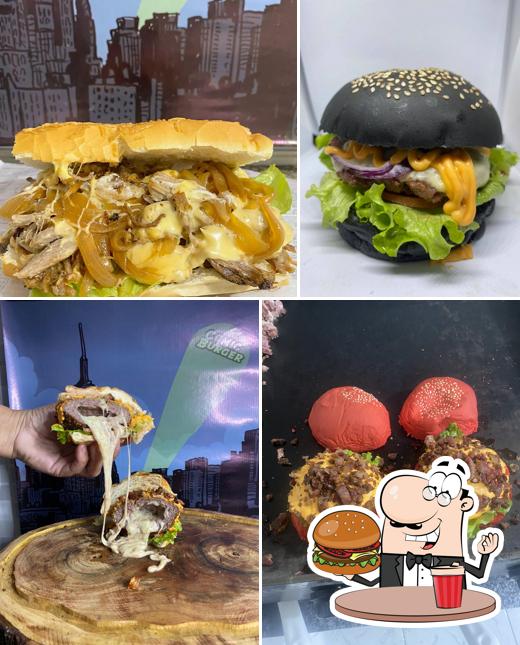 Comic burger