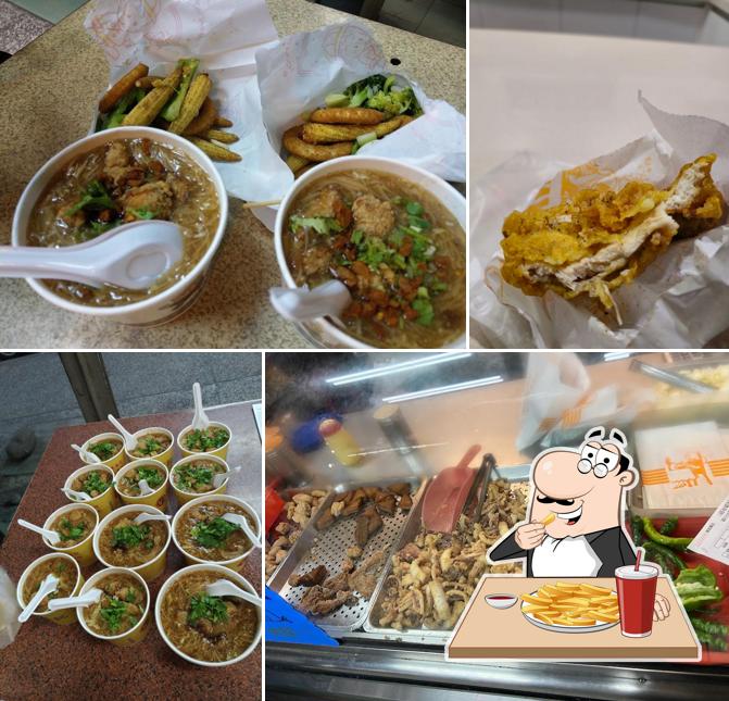 詹記大腸麵線，香雞排總店