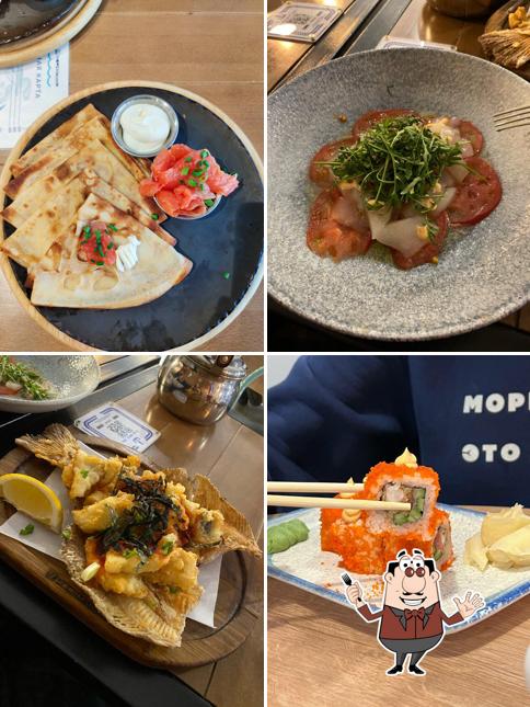 Блюда в "Мореманиях"