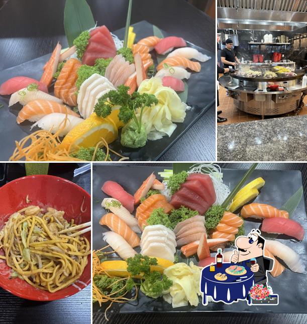 Yummy Bowl (stir fry Mongolian grill and sushi)