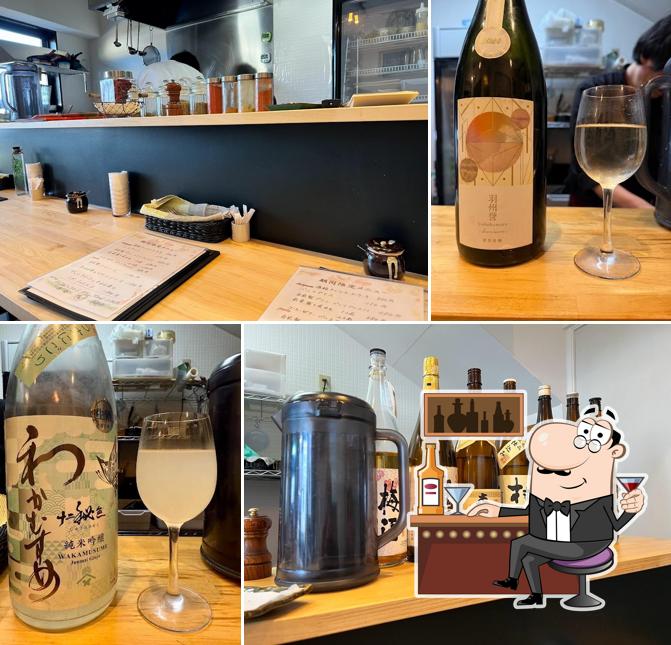 ゆであげパスタと日本酒 ふきの塔