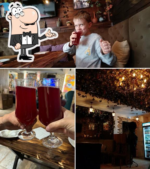 Посмотрите на внутренний интерьер "Самихинкали"