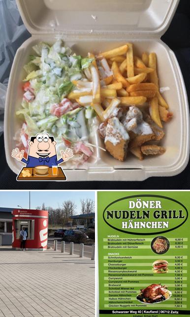 Döner Nudeln Grillhänchen Imbiss am Kaufland