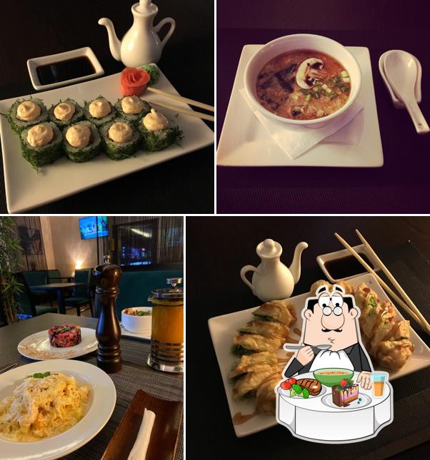 Китайский кисло-острый суп в "Суши Тория"