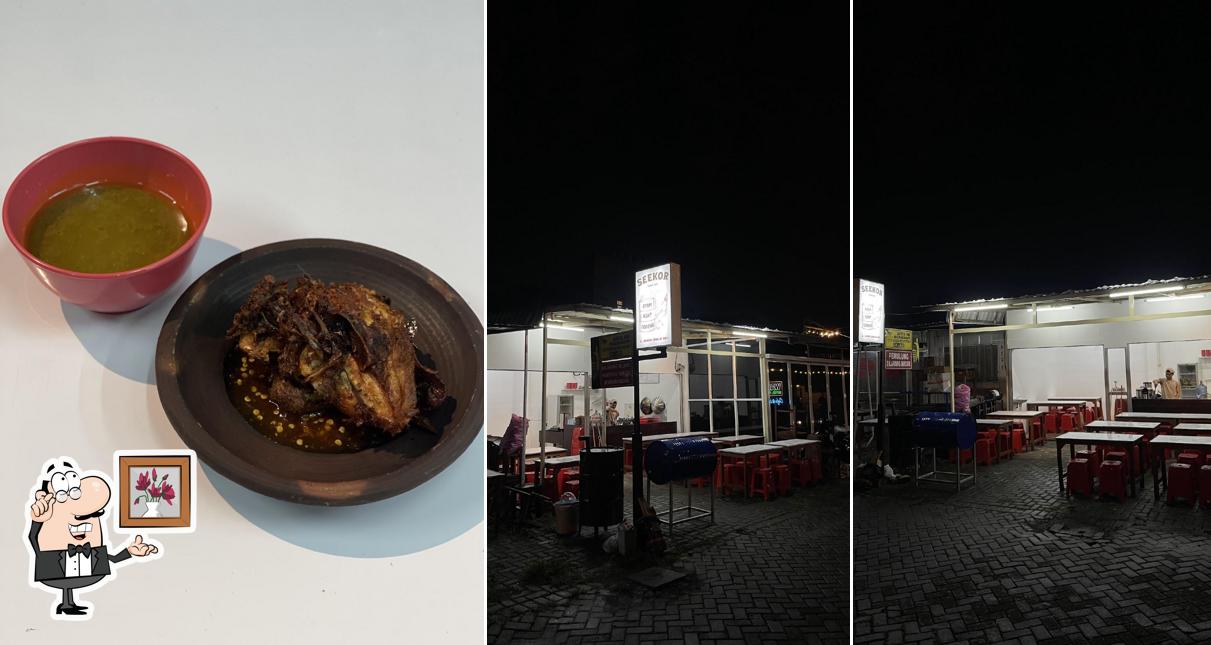 SEEKOR ayam asap goreng