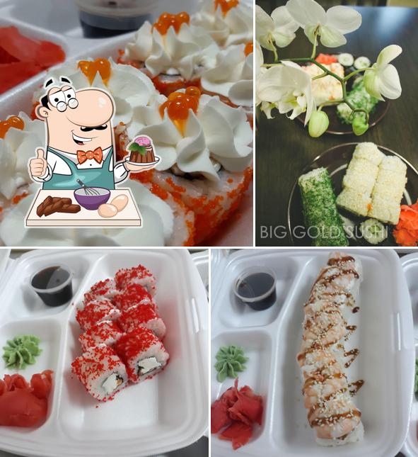 Big gold sushi