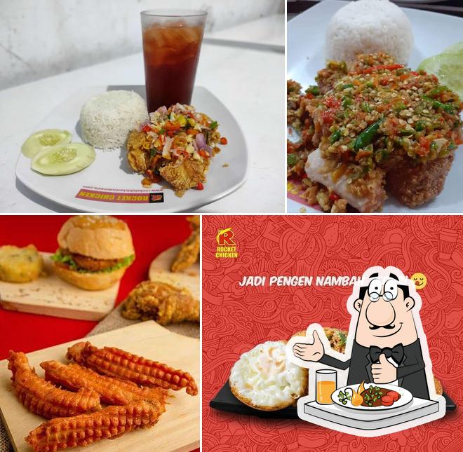 Rocket chicken gringging