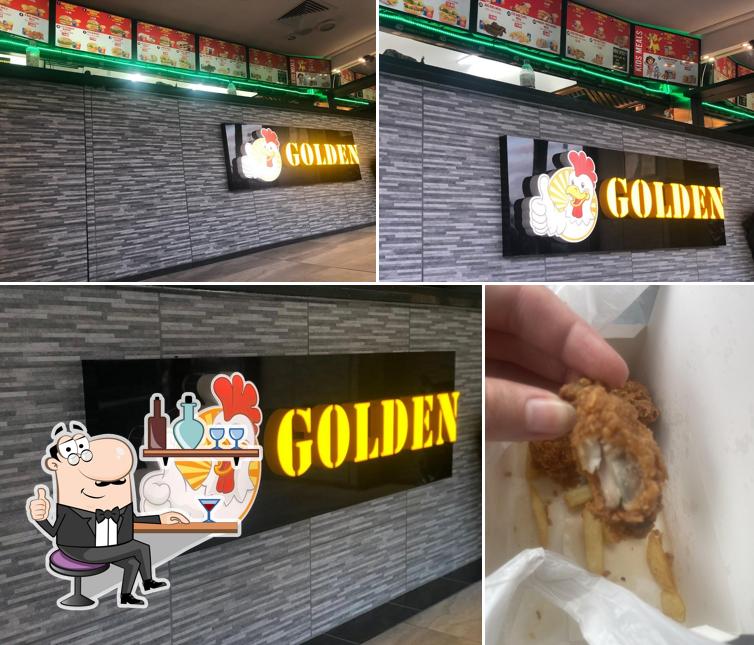 Golden Fried Chicken and Pizza