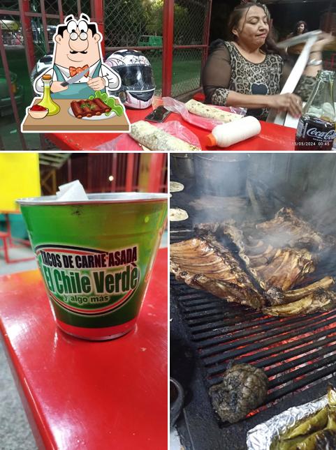 Tacos El chile verde