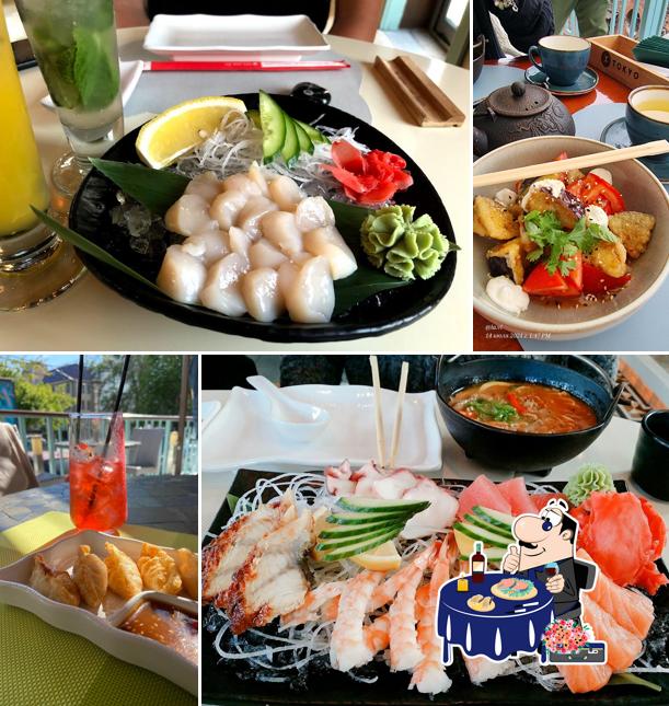 Сашими в "Токио Каваии"