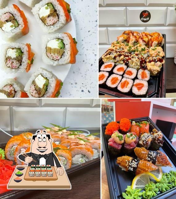 Попробуйте различные виды суши