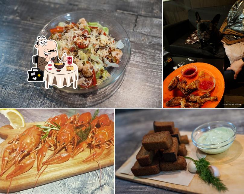 Еда в "Бульдоге"